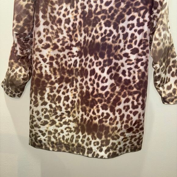 Adrienne Landau Cheetah Print Rain Jacket – Size Small - Picture 8 of 15